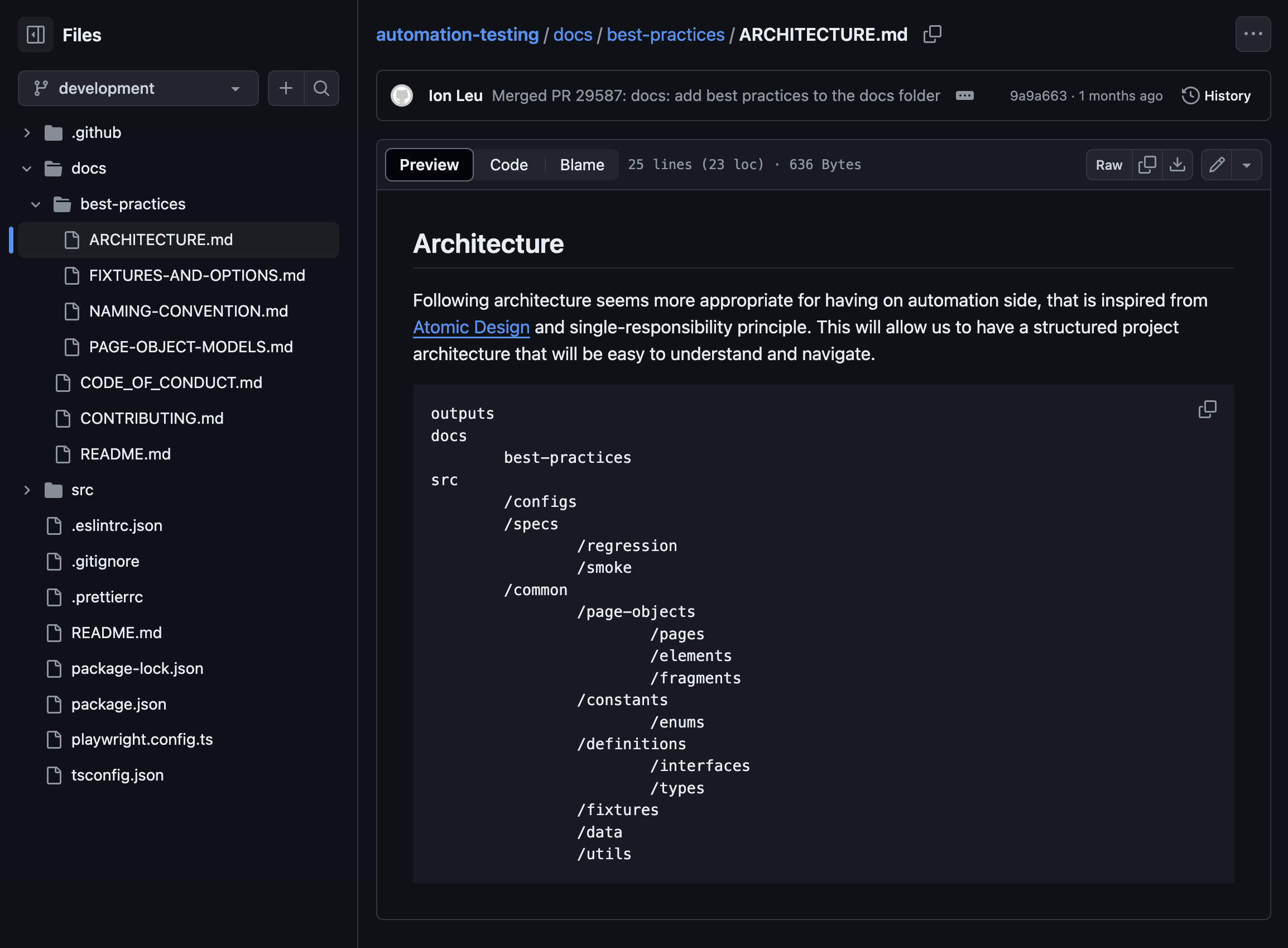 Automation Testing Architecture