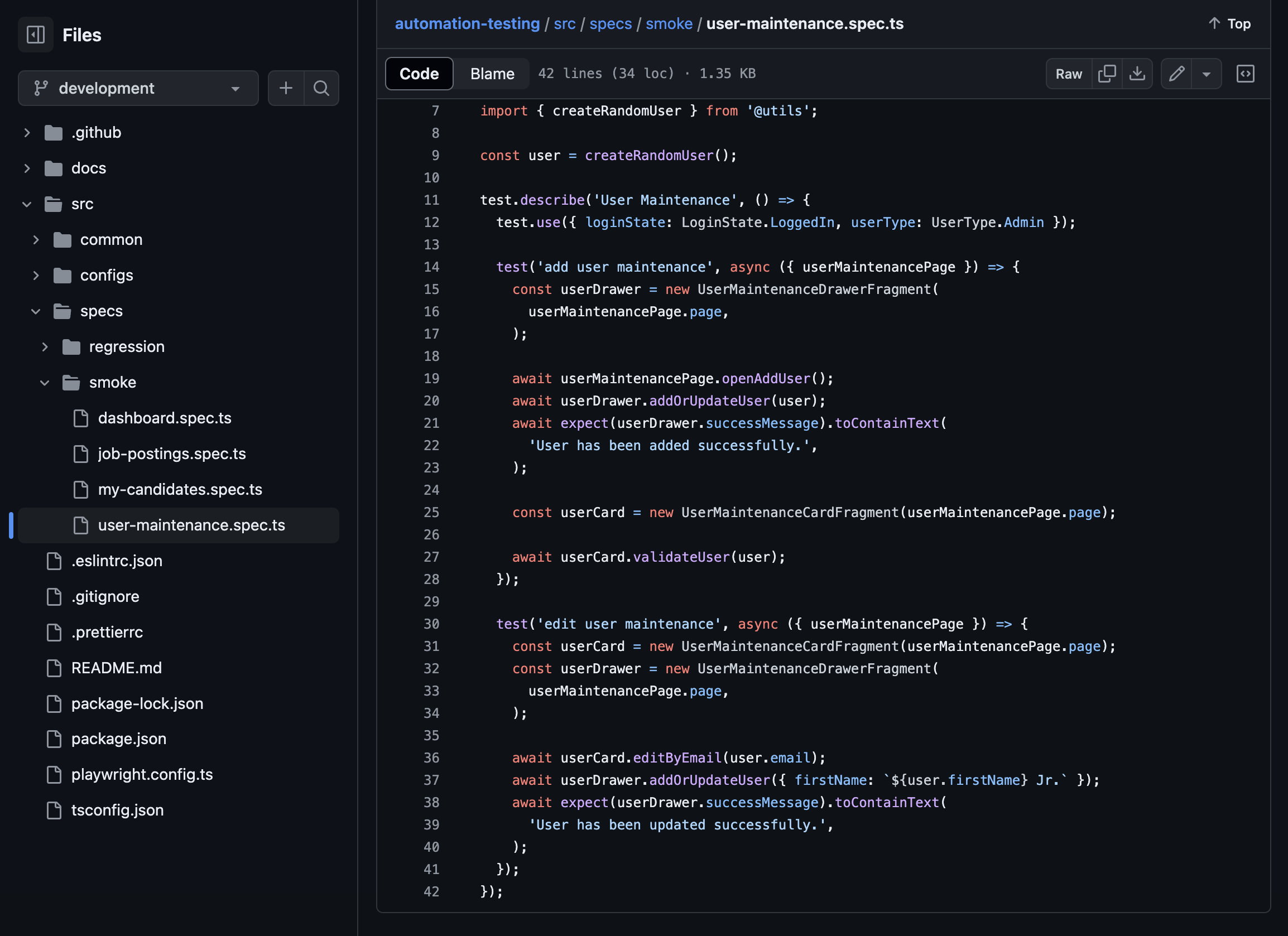 Automation Testing Scripts